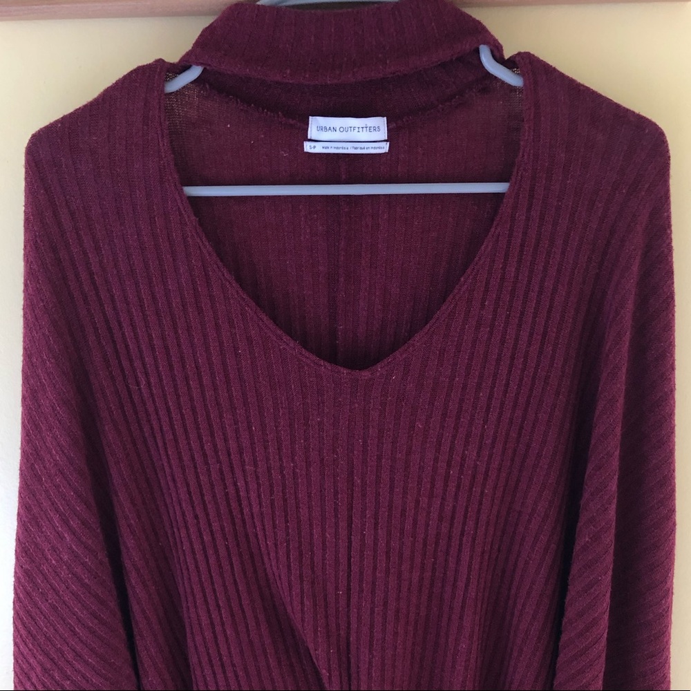 Urban outfitters maroon sweater